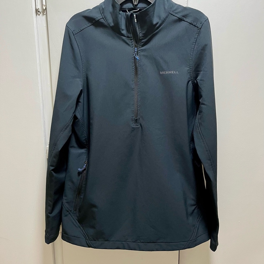 Merrell 1/2 Zip Soft-Shell Jacket. Small Missing lace